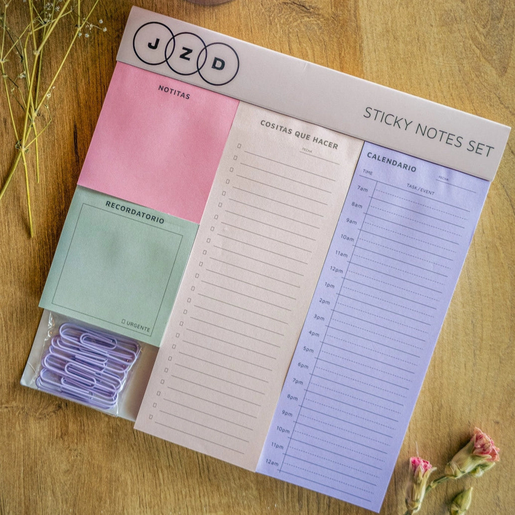 Cositas Que Hacer Sticky Note Set