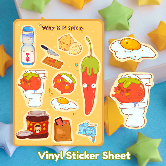 Spicy Sticker Sheet