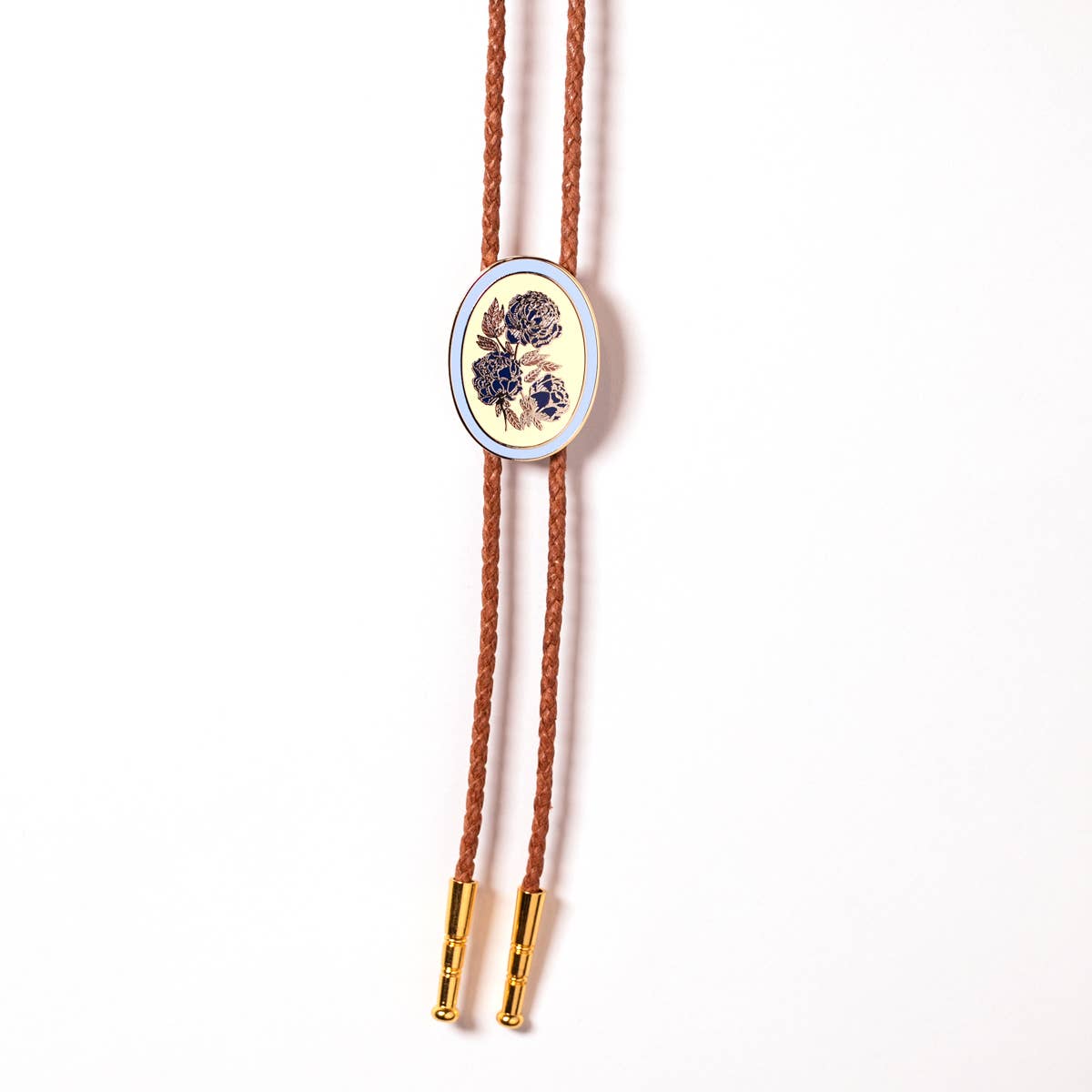 Floral Bolo Tie with Crush