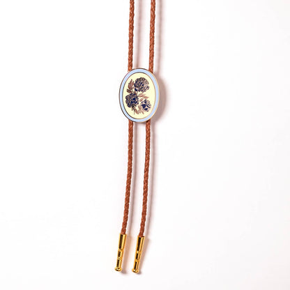 Floral Bolo Tie with Crush