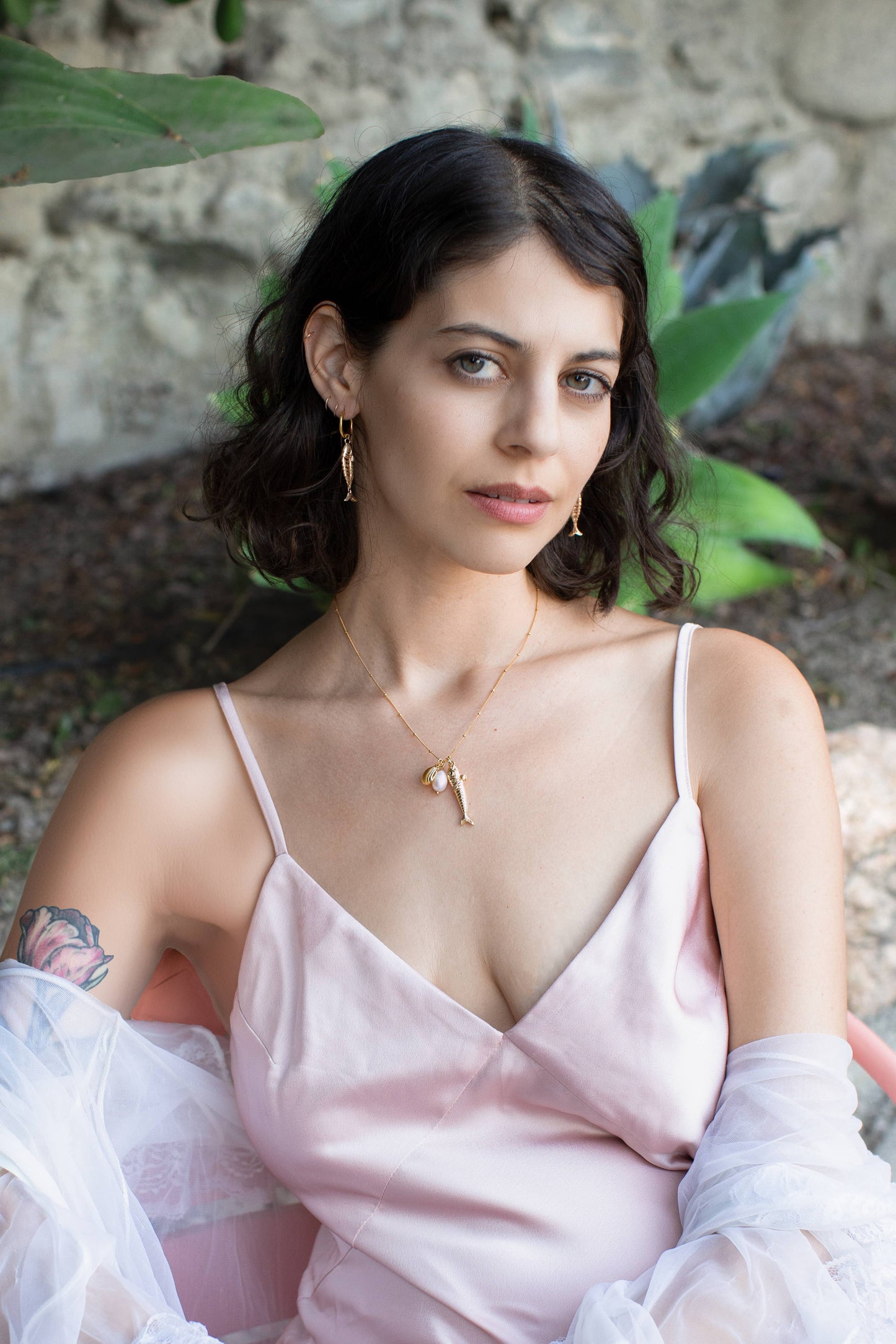 Pesce Hoops - 18K Gold Plated