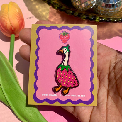 Gooseberry Enamel Pin