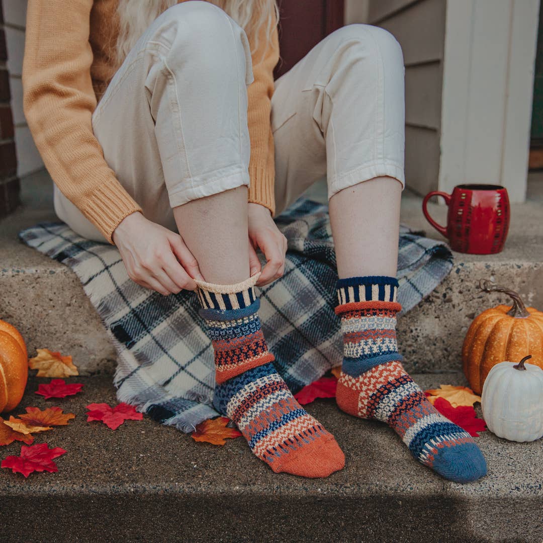 Nutmeg Crew Socks | Eco-Friendly & Made in the USA