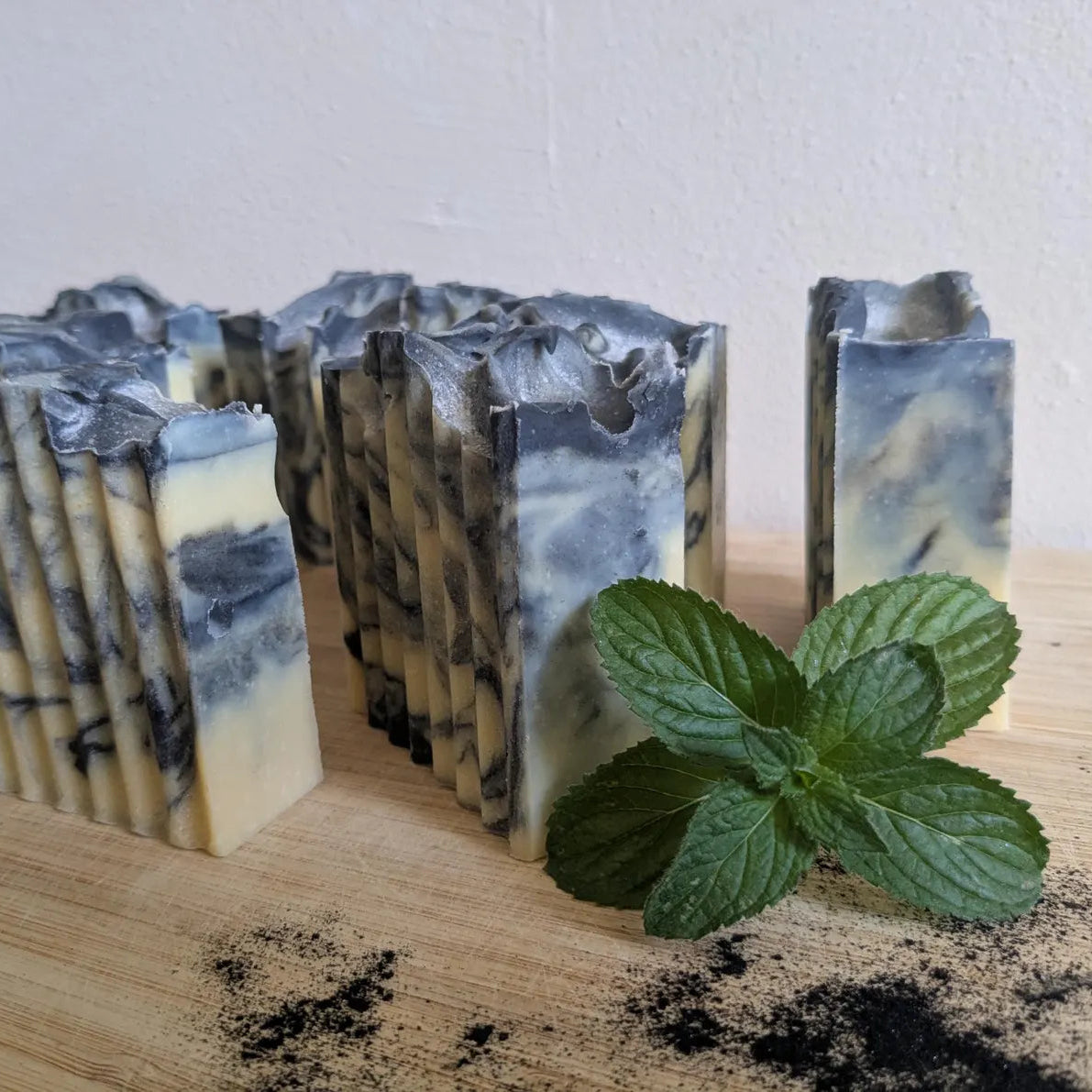 Peppermint Activated Charcoal Goat Milk Soap