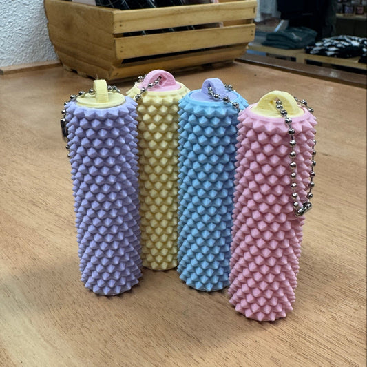 Many Spikes Mini Keychain